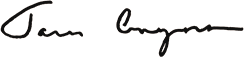 Signature of James Anagnoson